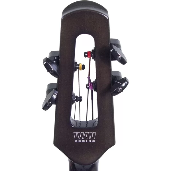 NS DESIGN WAV4C-CO-BK / Transparan Siyah, Polar Piezo Manyetikli, Tripod Stand, Pizz/Arco Switch, Coform Klavye Elektro Çello