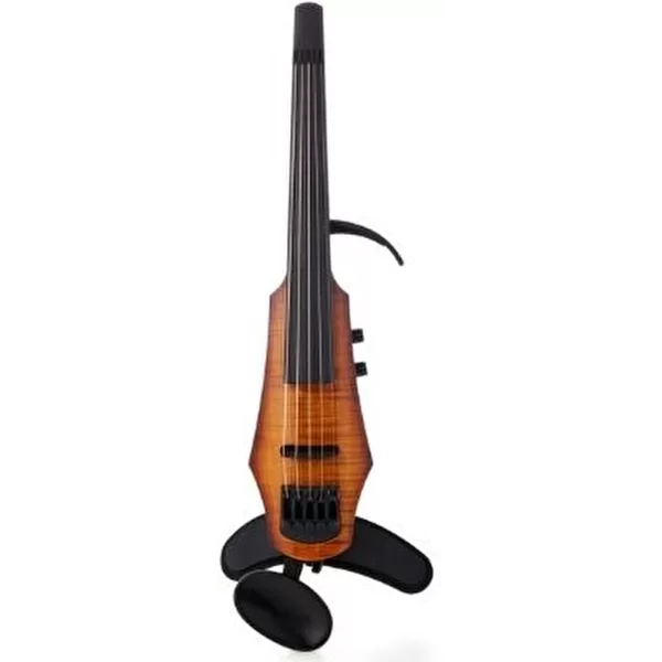 NS DESIGN WAV5-VN-AB Polar Piezo Manyetikli Transparan Amberburst Elektro Keman