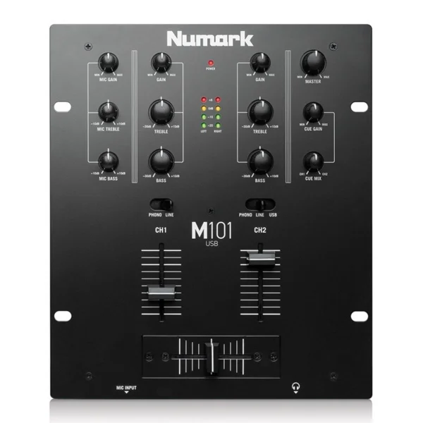 Numark M101USB 2 Kanal DJ Mixer, USB