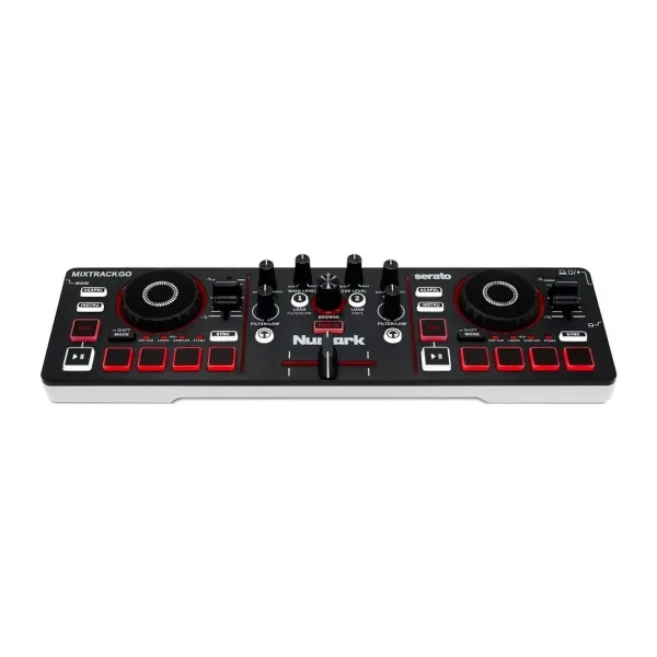 Numark Mixtrack GO 3. nesil Ultra kompakt, Mobil cihaz uyumlu DJ kontroller