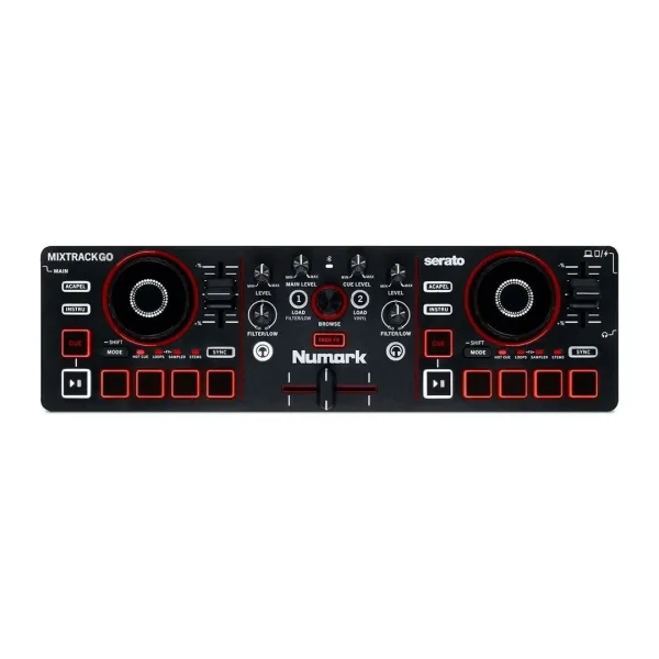 Numark Mixtrack GO 3. nesil Ultra kompakt, Mobil cihaz uyumlu DJ kontroller