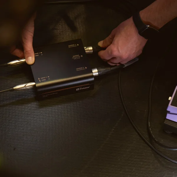 Palmer RIVER INN Aktif 2-kanal DI box (Gitar/bas/klavye/synthesizerlar için)