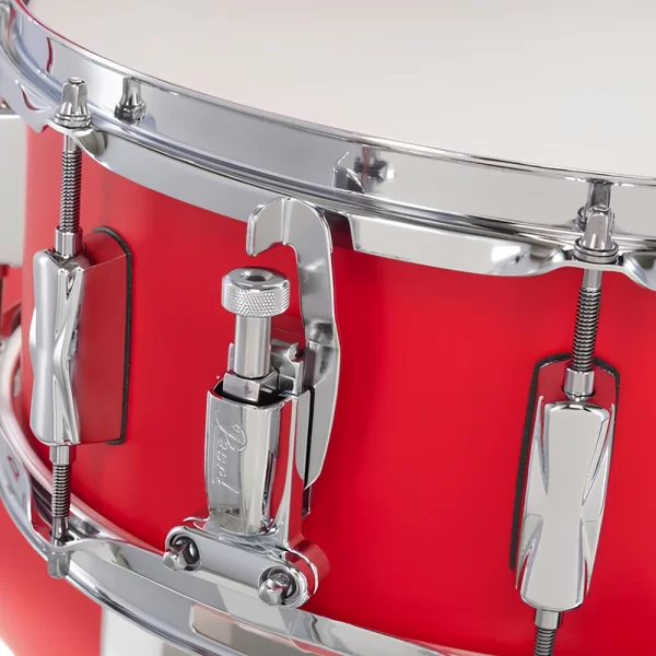PEARL DMP905/C899 Decade Maple Matte Racing Red 5 Parça (20B/10T/12T/14F/14S) Aksamlı Akustik Davul Seti