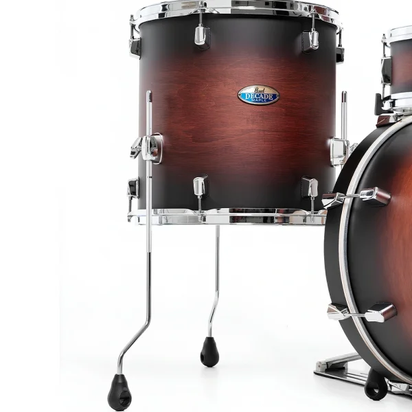 PEARL DMP984/C260 Decade Maple Satin Brown Burst 4 Parça (18B/12T/14F/14S) Aksamlı Akustik Davul Seti