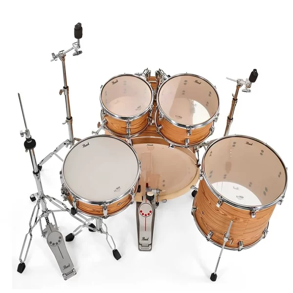 PEARL DMPA905/C876 Decade Maple Artisan Satin Caramel Veil 5 Parça (20B/10T/12T/14F/14S) Aksamlı Akustik Davul Seti