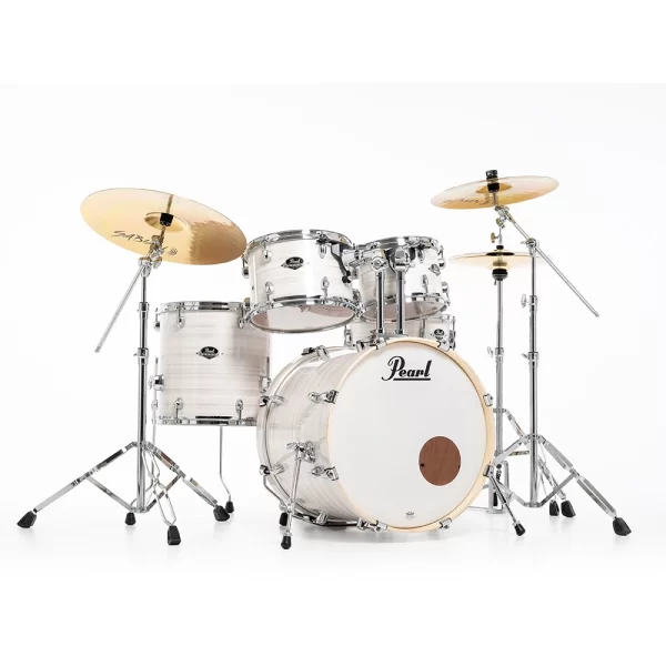 PEARL EXX705NBR/C777 Export EXX Slipstream White 5 Parça (20B/10T/12T/14F/14S) HWP-834 Aksam Setli ve Sabian SBR Zil Setli Akustik Davul Seti