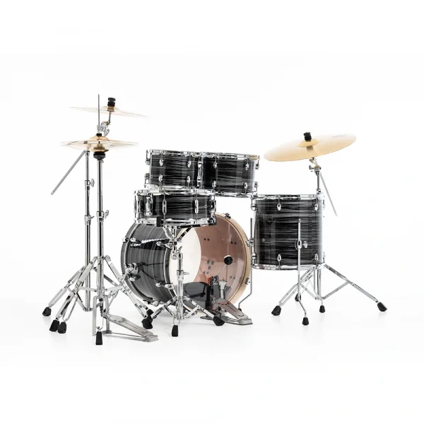 PEARL EXX705NBR/C778 Export EXX Graphite Silver Twist 5 Parça (20B/10T/12T/14F/14S) HWP-834 Aksam Setli ve Sabian SBR Zil Setli Akustik Davul Seti