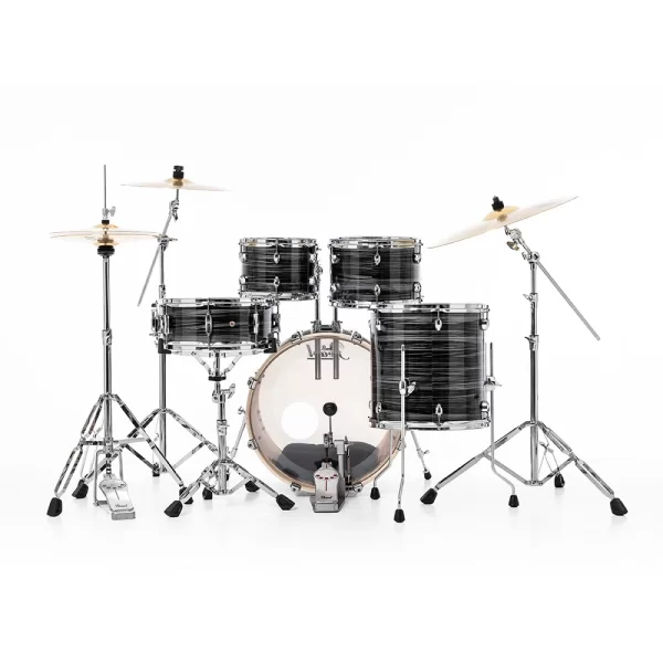 PEARL EXX705NBR/C778 Export EXX Graphite Silver Twist 5 Parça (20B/10T/12T/14F/14S) HWP-834 Aksam Setli ve Sabian SBR Zil Setli Akustik Davul Seti
