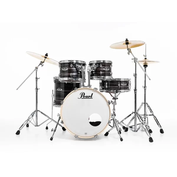 PEARL EXX705NBR/C779 Export EXX Metallic Amethyst Twist 5 Parça (20B/10T/12T/14F/14S) HWP-834 Aksam Setli ve Sabian SBR Zil Setli Akustik Davul Seti