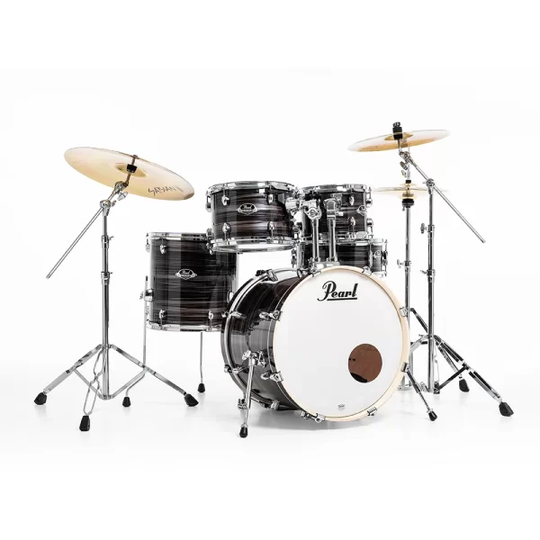 PEARL EXX705NBR/C779 Export EXX Metallic Amethyst Twist 5 Parça (20B/10T/12T/14F/14S) HWP-834 Aksam Setli ve Sabian SBR Zil Setli Akustik Davul Seti