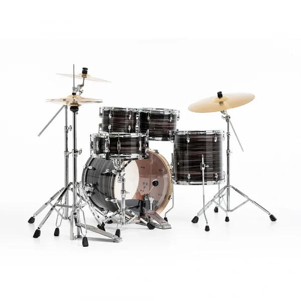 PEARL EXX705NBR/C779 Export EXX Metallic Amethyst Twist 5 Parça (20B/10T/12T/14F/14S) HWP-834 Aksam Setli ve Sabian SBR Zil Setli Akustik Davul Seti
