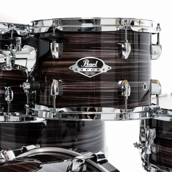 PEARL EXX705NBR/C779 Export EXX Metallic Amethyst Twist 5 Parça (20B/10T/12T/14F/14S) HWP-834 Aksam Setli ve Sabian SBR Zil Setli Akustik Davul Seti