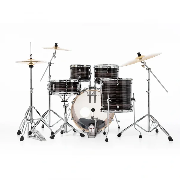 PEARL EXX705NBR/C779 Export EXX Metallic Amethyst Twist 5 Parça (20B/10T/12T/14F/14S) HWP-834 Aksam Setli ve Sabian SBR Zil Setli Akustik Davul Seti