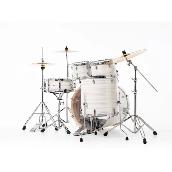 PEARL EXX725SBR/C777 Export EXX Slipstream White 5 Parça (22B/10T/12T/16F/14S) HWP-834 Aksam Setli ve Sabian SBR Zil Setli Akustik Davul Seti
