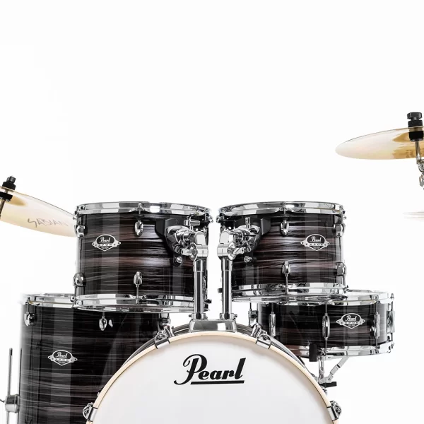 PEARL EXX725SBR/C779 Export EXX Metallic Amethyst Twist 5 Parça (22B/10T/12T/16F/14S) HWP-834 Aksam Setli ve Sabian SBR Zil Setli Akustik Davul Seti