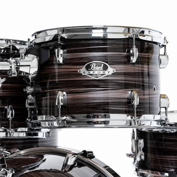 PEARL EXX725SBR/C779 Export EXX Metallic Amethyst Twist 5 Parça (22B/10T/12T/16F/14S) HWP-834 Aksam Setli ve Sabian SBR Zil Setli Akustik Davul Seti