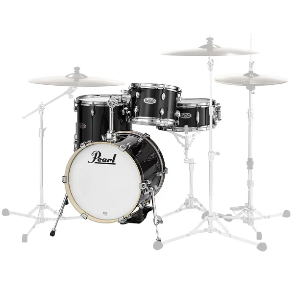 PEARL MDT764P/C701 Midtown Serisi Black Gold Sparkle 4 Parça (16B/10T/13F/13S) Akustik Davul Seti