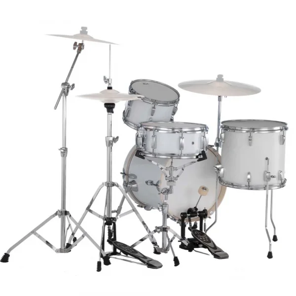 PEARL MT564/C-D33 Midtown Pure White 4 Parça (16B/10T/13F/13S) Aksamlı Akustik Davul Seti