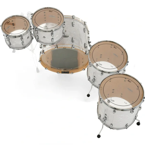 PEARL PMX925XSP/C448 Professional White Marine Pearl 5 Parça (22B/10T/12T/14F/16F) Akustik Davul Seti