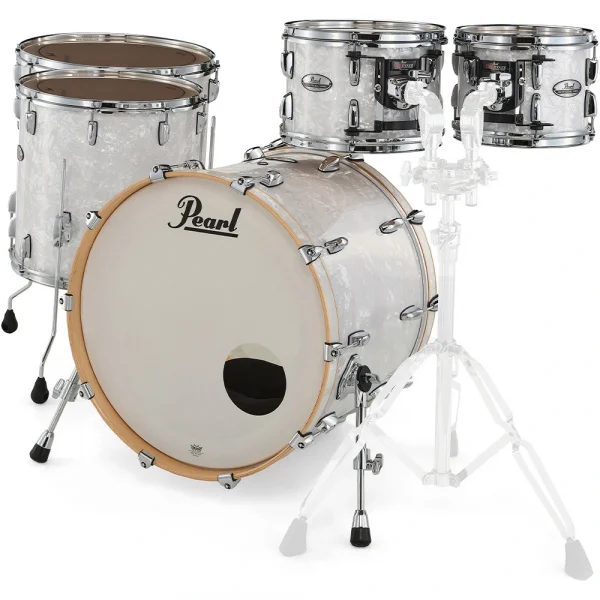 PEARL PMX925XSP/C448 Professional White Marine Pearl 5 Parça (22B/10T/12T/14F/16F) Akustik Davul Seti