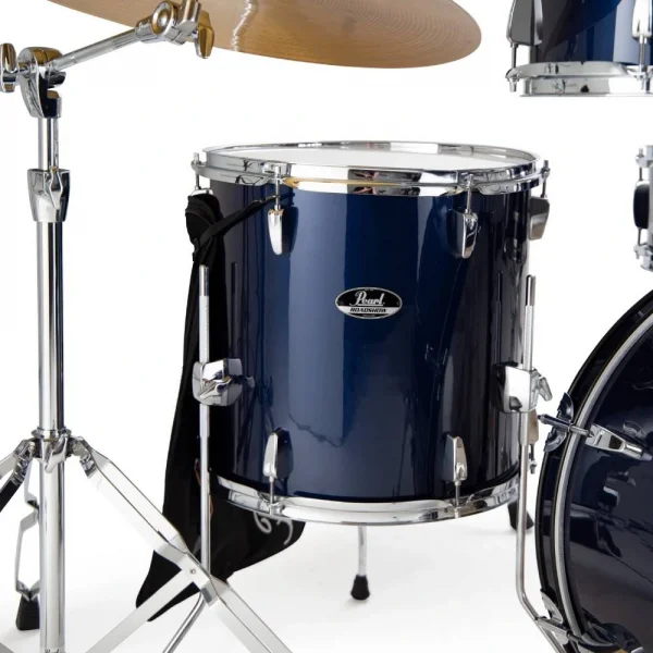 PEARL RS505BC/C743 Roadshow Royal Blue Metallic 5 Parça (20B/10T/12T/14F/14S) Aksamlı ve Sabian Zilli Akustik Davul Seti