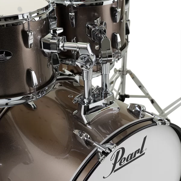 PEARL RS525SBC/C707 Roadshow Bronze Metallic 5 Parça (22B/10T/12T/16F/14S) Aksamlı ve Sabian Solar Zilli Akustik Davul Seti