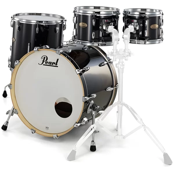 PEARL STS904XP/C103 - Session Studio Select Piano Black 4 Parça (20B/10T/12T/14F) Akustik Davul Seti