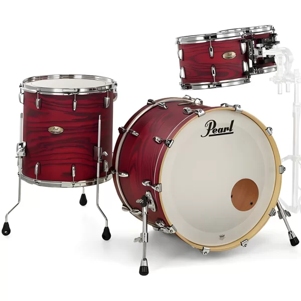 PEARL STS904XP/C847 - Session Studio Select Scarlet Ash 4 Parça (20B/10T/12T/14F) Akustik Davul Seti