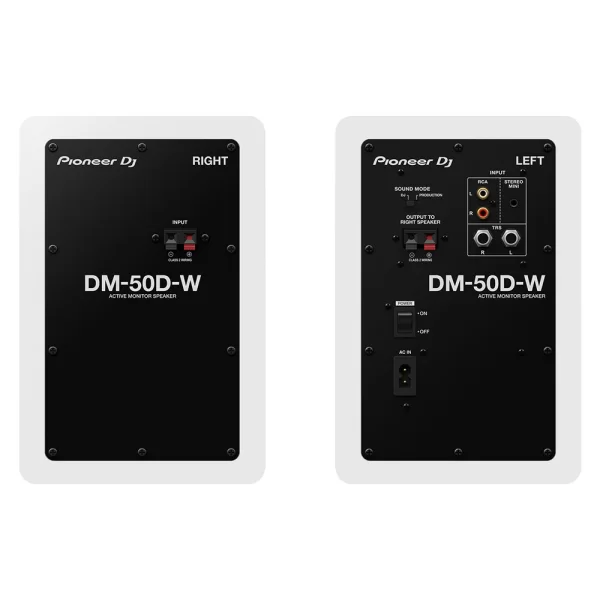 PIONEER DJ by ALPHATHETA DM-50D-W 5&quot; Referans Monitörü(Beyaz) (Çift)