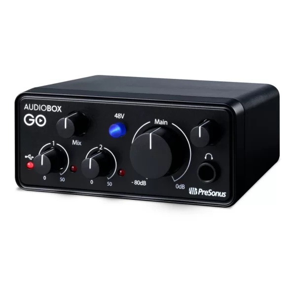 PreSonus AudioBox GO Ultra kompakt, 2x2 mobil ses kartı