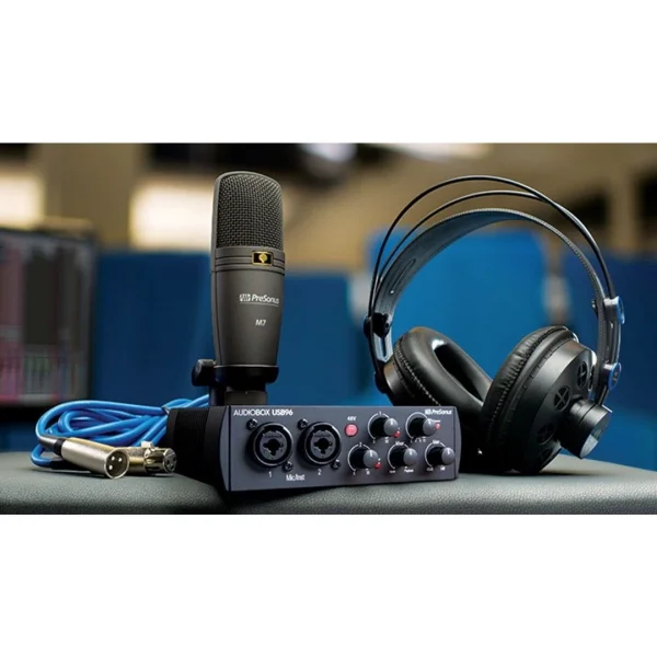 PreSonus AudioBox USB 96 Studio 25th Anniversary Edition Audiobox 96, StudioOne Artist, M7, HD7 oluşan başlangıç paketi - 25. Yıl Özel Sürüm