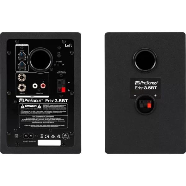 PreSonus Eris 3.5 BT MK II (Kutusu Hasarlı) Yeni Nesil, Bluetooth 5.0 Bağlantılı 3.5 2-Yollu aktif stüdyo monitor (Çift)