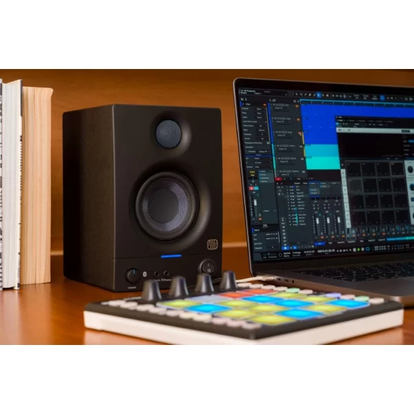 PreSonus Eris 3.5 BT MK II (Kutusu Hasarlı) Yeni Nesil, Bluetooth 5.0 Bağlantılı 3.5 2-Yollu aktif stüdyo monitor (Çift)