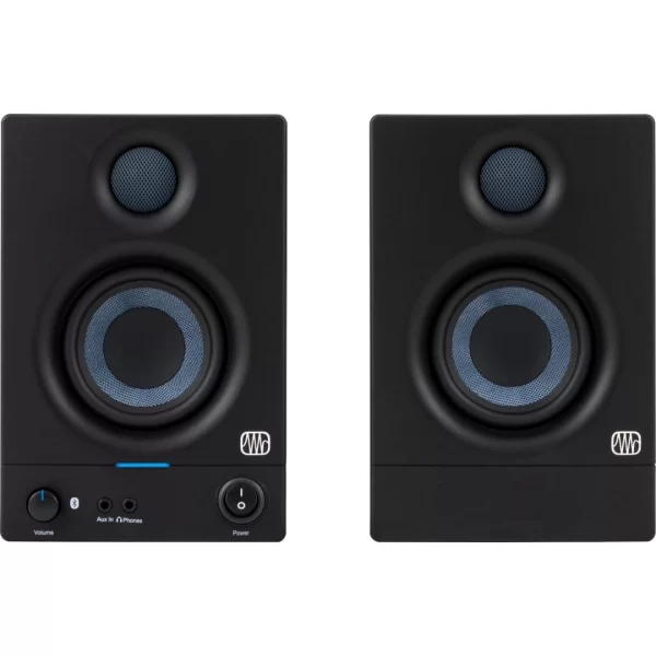 PreSonus Eris 3.5 BT MK II Yeni Nesil, Bluetooth 5.0 Bağlantılı 3.5 2-Yollu aktif stüdyo monitor (Çift)