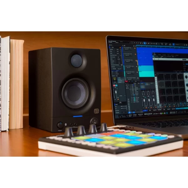 PreSonus Eris 3.5 BT MK II Yeni Nesil, Bluetooth 5.0 Bağlantılı 3.5 2-Yollu aktif stüdyo monitor (Çift)