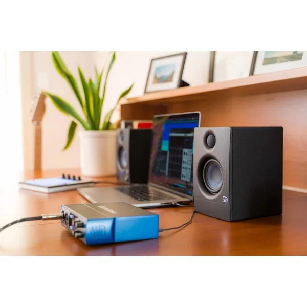 PreSonus Eris 3.5 BT MK II Yeni Nesil, Bluetooth 5.0 Bağlantılı 3.5 2-Yollu aktif stüdyo monitor (Çift)