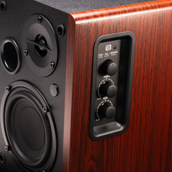 PreSonus Eris Accent Yeni Nesil, Bookshelf monitor - 4 Aktif, ahşap panelli (Çift)