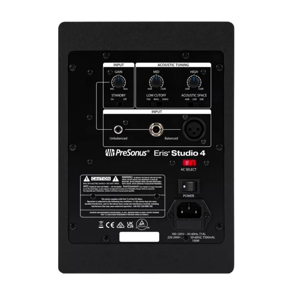 PreSonus Eris Studio 4 Yeni Nesil 4.5 aktif stüdyo monitor (Tek)