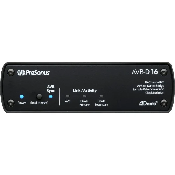 PreSonus PreSonus AVB-D16 AVB / Dante Network Switch/Bridge