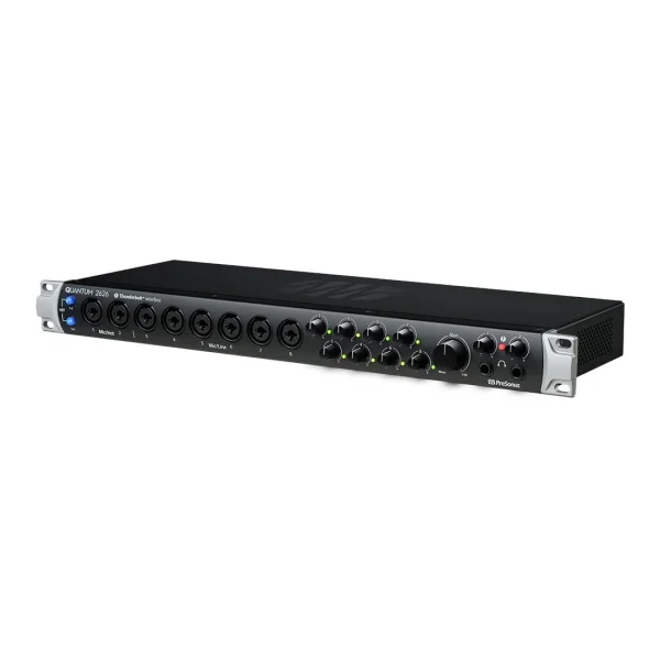 PreSonus Quantum 2626 Yeni nesil, 8 Preamp, Thunderbolt 3, 26 giriş/çıkış, Multi-platform profesyonel ses kartı