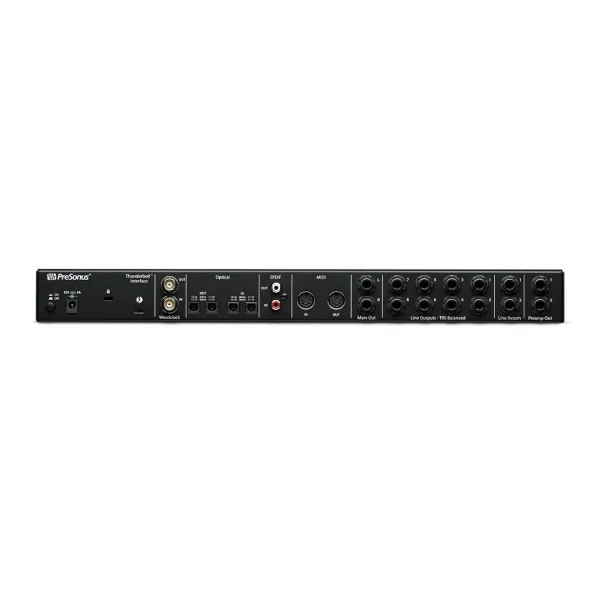 PreSonus Quantum 2626 Yeni nesil, 8 Preamp, Thunderbolt 3, 26 giriş/çıkış, Multi-platform profesyonel ses kartı