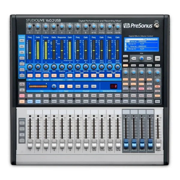 PreSonus StudioLive 16.0.2 USB 16-kanal Dijital mikser / USB Ses Kartı