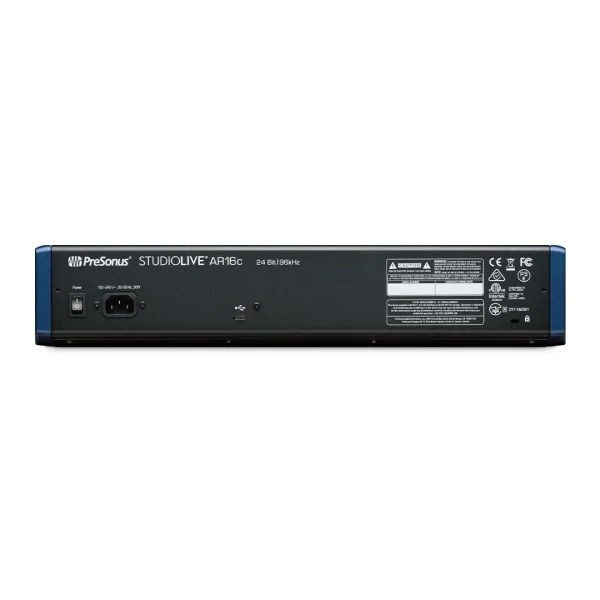 PreSonus StudioLive AR16c USB USB-C bağlantılı 16-kanal Hibrit mixer / ses kartı / recorder