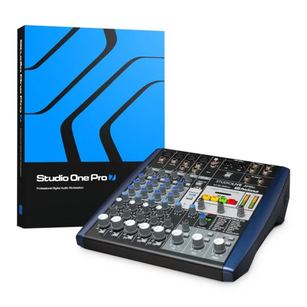 PreSonus StudioLive AR8c 5-kanal Hibrit mixer / ses kartı / recorder