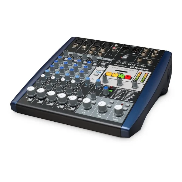 PreSonus StudioLive AR8c 5-kanal Hibrit mixer / ses kartı / recorder