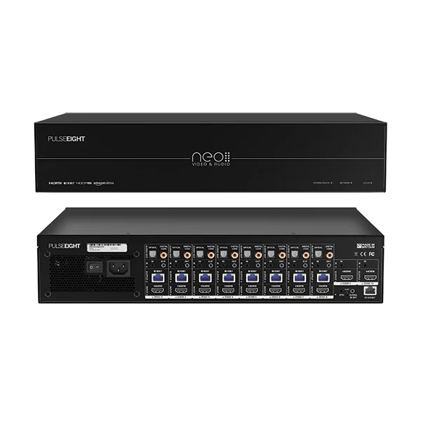 Pulse Eight neo:8a 8x10 UHD Video Matrix