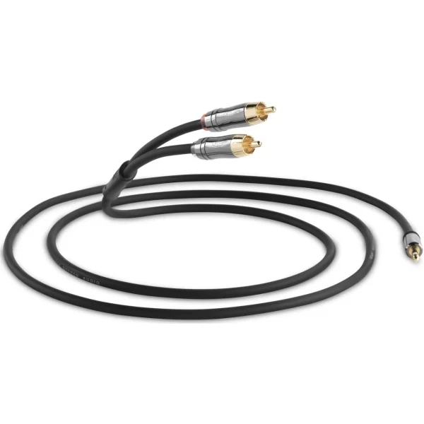 QED QE-6500 Aux Kablosu 2xRCA to 3.5 mm 1.5 metre