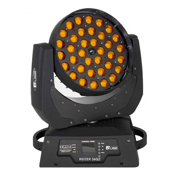 QUBE RAIZER 36QZ 36x10W RGBW Wash Moving Head