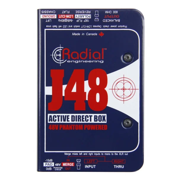 Radial J48 Aktif DI Box