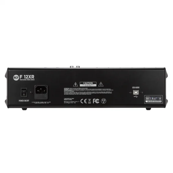 RCF F 12XR 12 Kanal Ses Mikseri 6 Mikrofon 4 Stereo Kanal